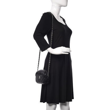 Chanel Lambskin Quilted Small Timeless Camera Case Black 2 of 13