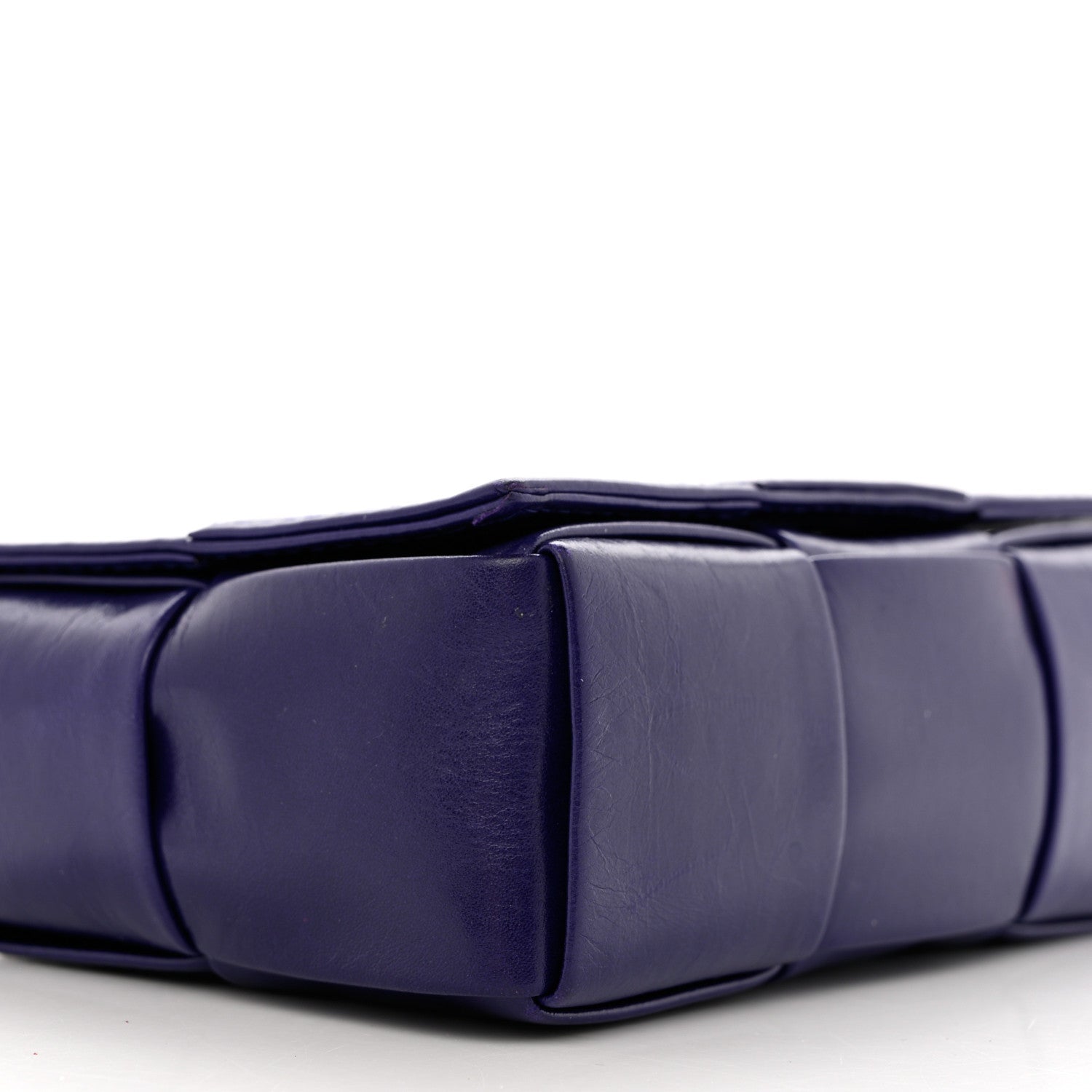 Bottega Veneta Crinkled Lambskin Maxi Intrecciato Extra Mini Cassette Crossbody Bag Unicorn 9 of 11