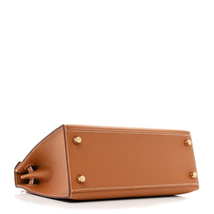 Hermes Epsom Kelly Sellier 25 Gold 4 of 11
