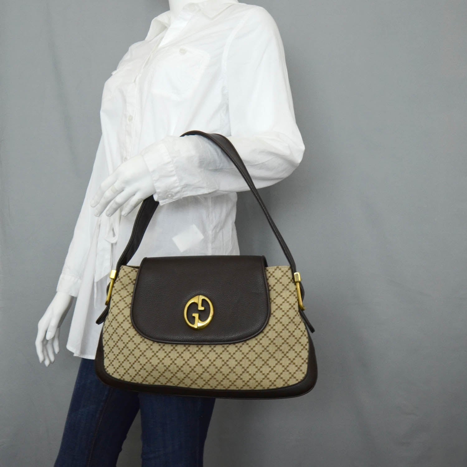 Gucci Diamante 1973 Medium Shoulder Bag 3 of 12