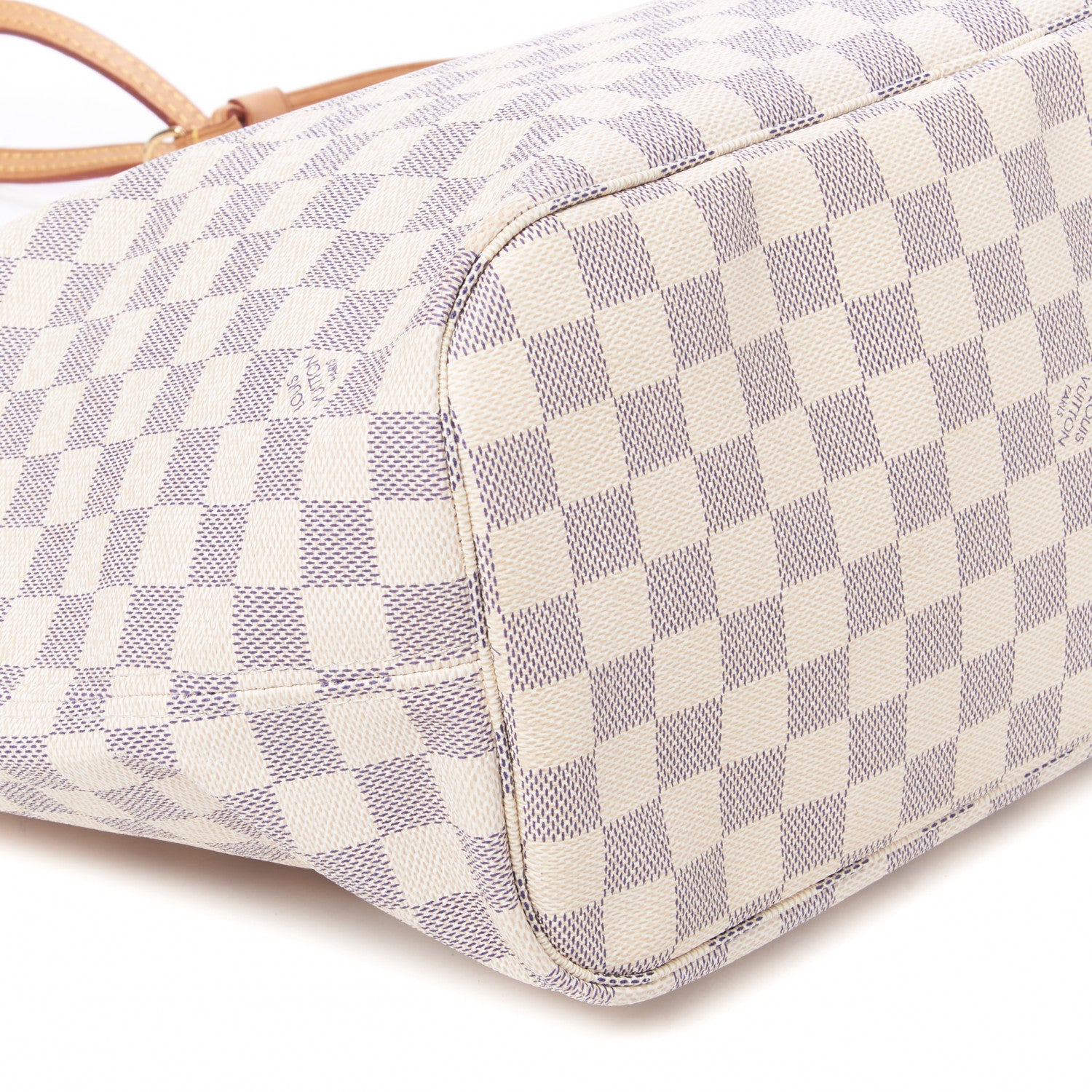 Louis Vuitton Damier Azur Neverfull MM 6 of 8