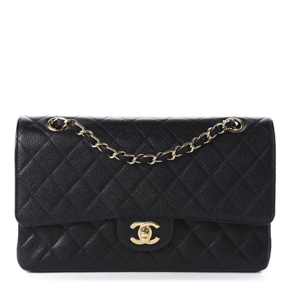 Chanel Caviar Quilted Medium Double Flap Black 1 of 11