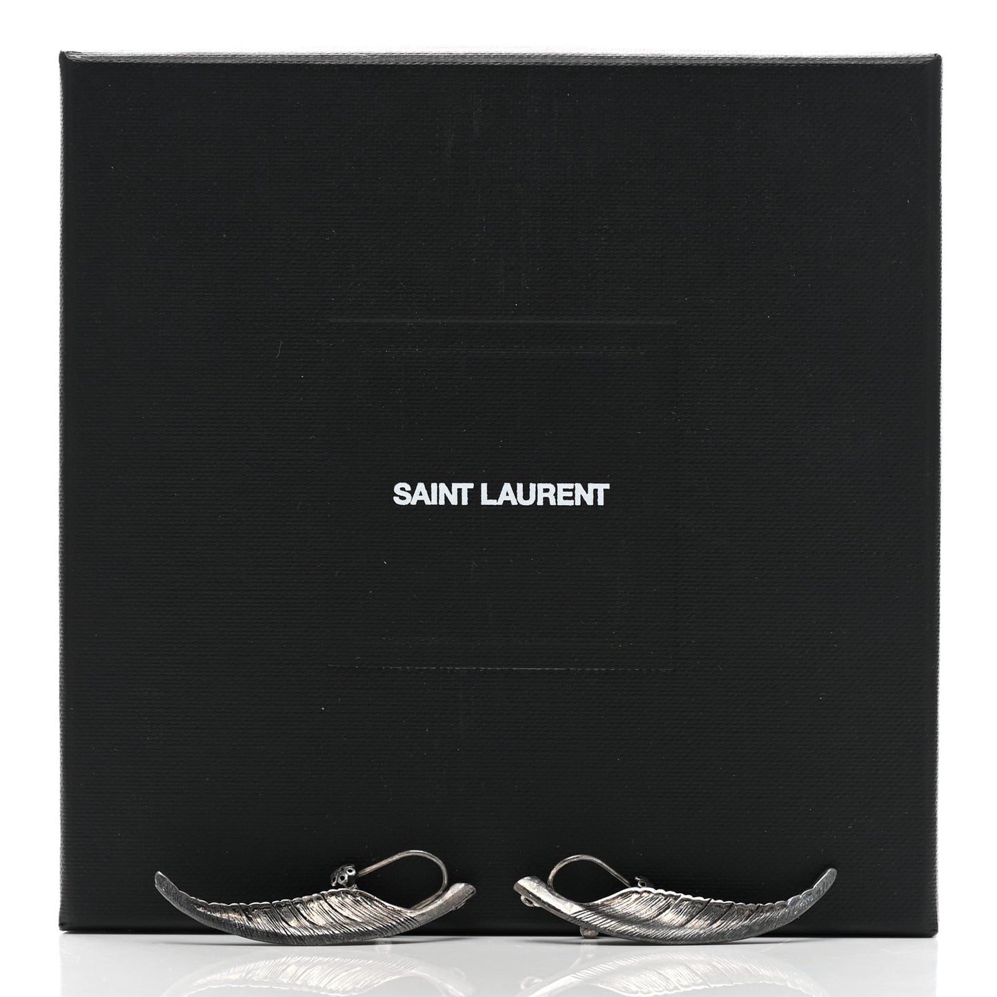 Feather Earrings Silver