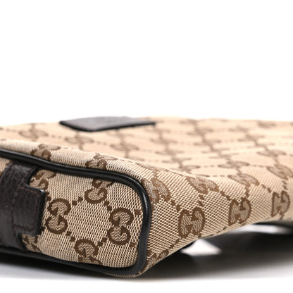 Gucci Monogram Belt Bag Dark Brown 9 of 10