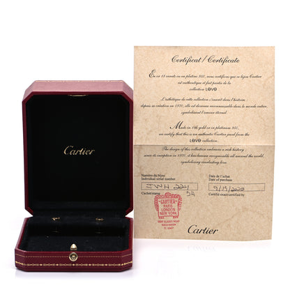 Cartier 18K Yellow Gold LOVE Earrings 5 of 5