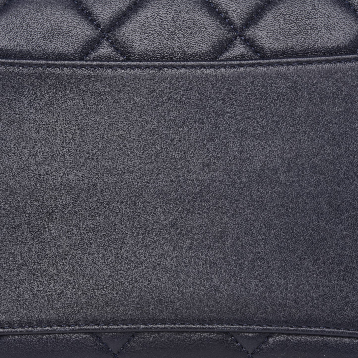 Lambskin Quilted Trendy CC Tote Black