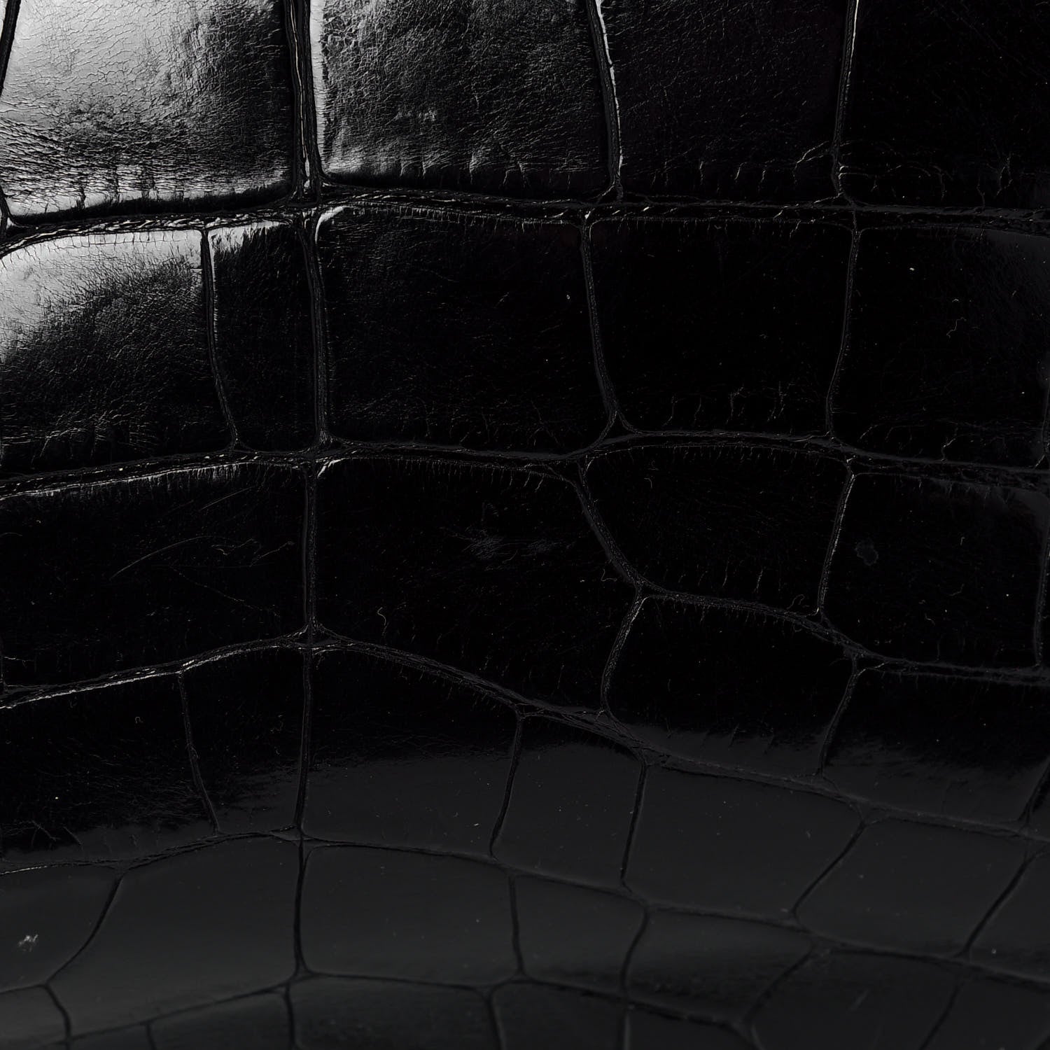 Gucci Crocodile Peggy Braided Tote Black 14 of 15