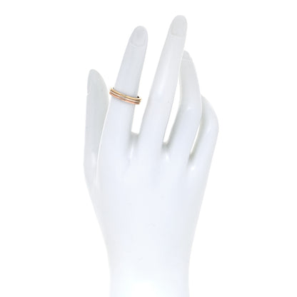 Cartier 18K Pink White Yellow Gold 3.5mm Trinity Wedding Band Ring 52 6 3 of 10