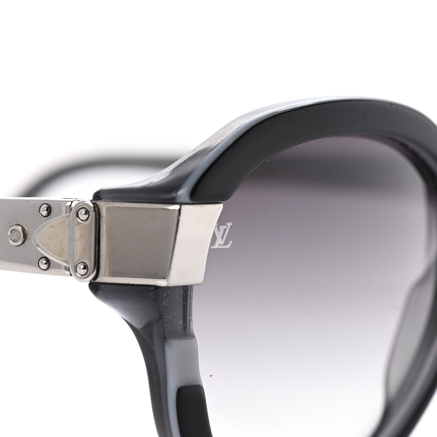 Louis Vuitton Acetate Petit Soupcon Cat Eye Sunglasses Z0489W Black 7 of 8