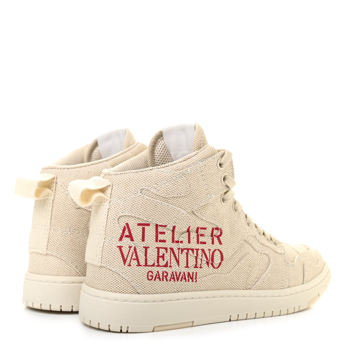 Canvas Atelier 07 Camouflage Edition Womens High Top Sneakers 35 Natural