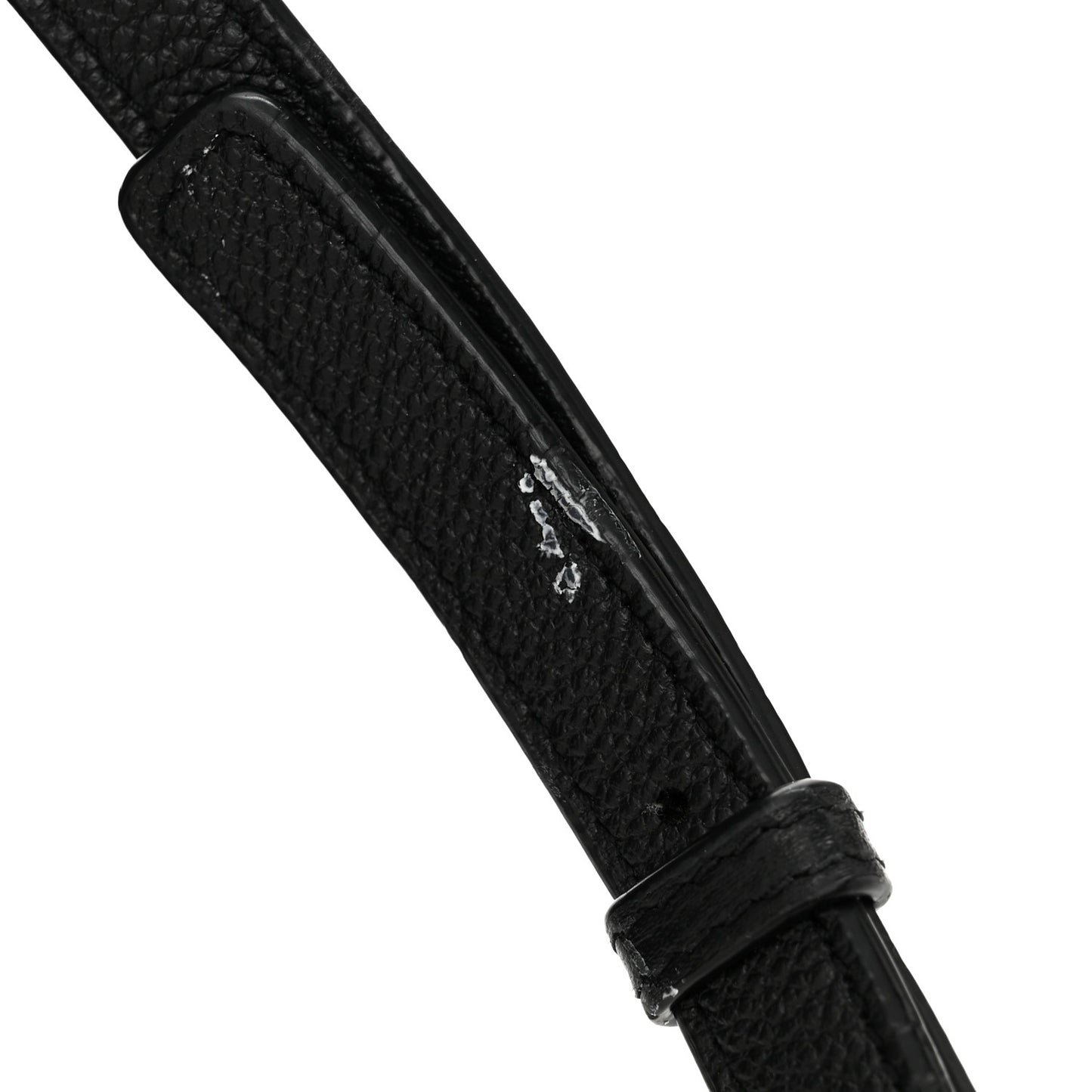 Grained Calfskin Nano Sac De Jour Black