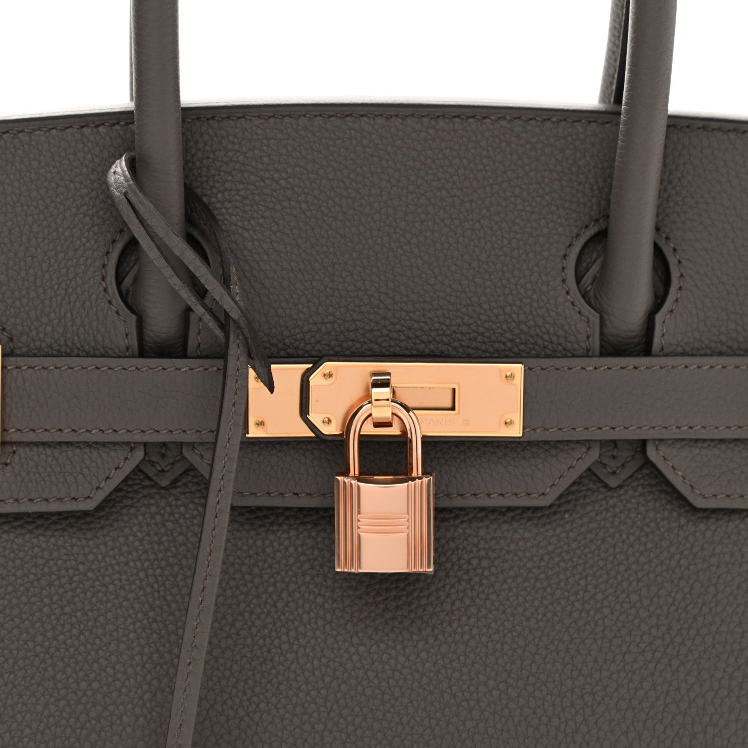 Hermes Togo Birkin 30 Etain 7 of 9