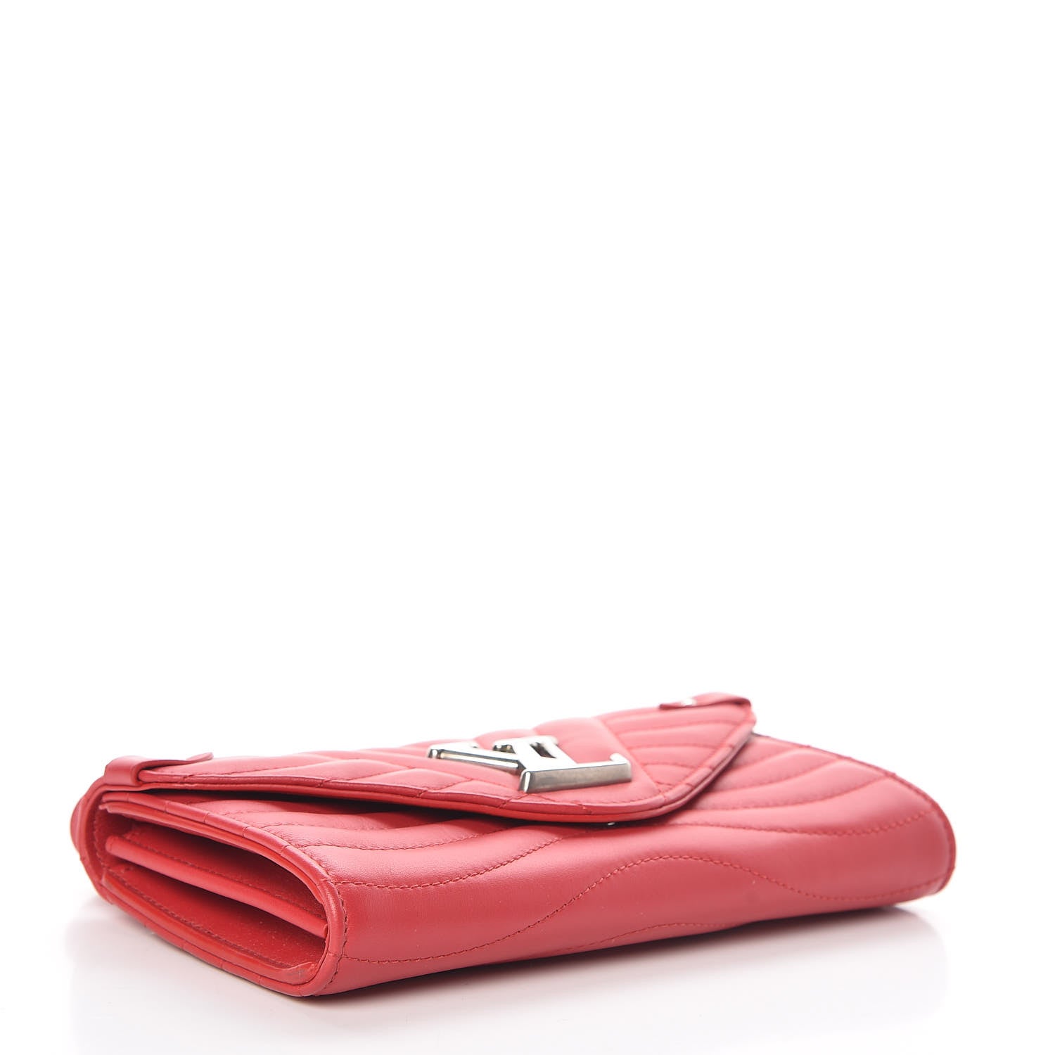 Louis Vuitton Calfskin New Wave Long Wallet Rouge 4 of 11