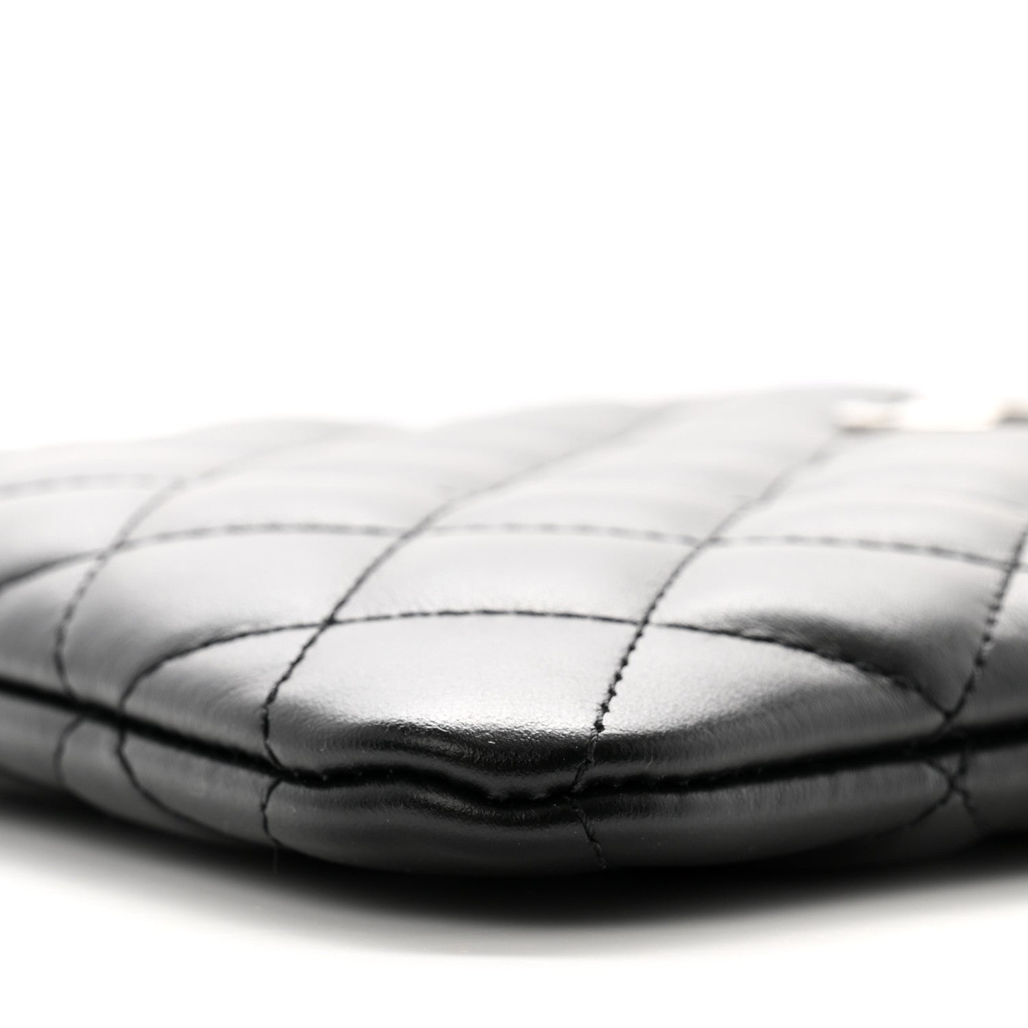 Chanel Lambskin Quilted Crossbody Bag Black 10 of 11