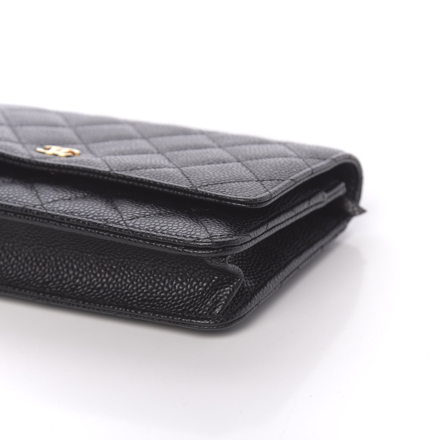 Chanel Caviar Quilted Wallet On Chain WOC Black 10 of 13