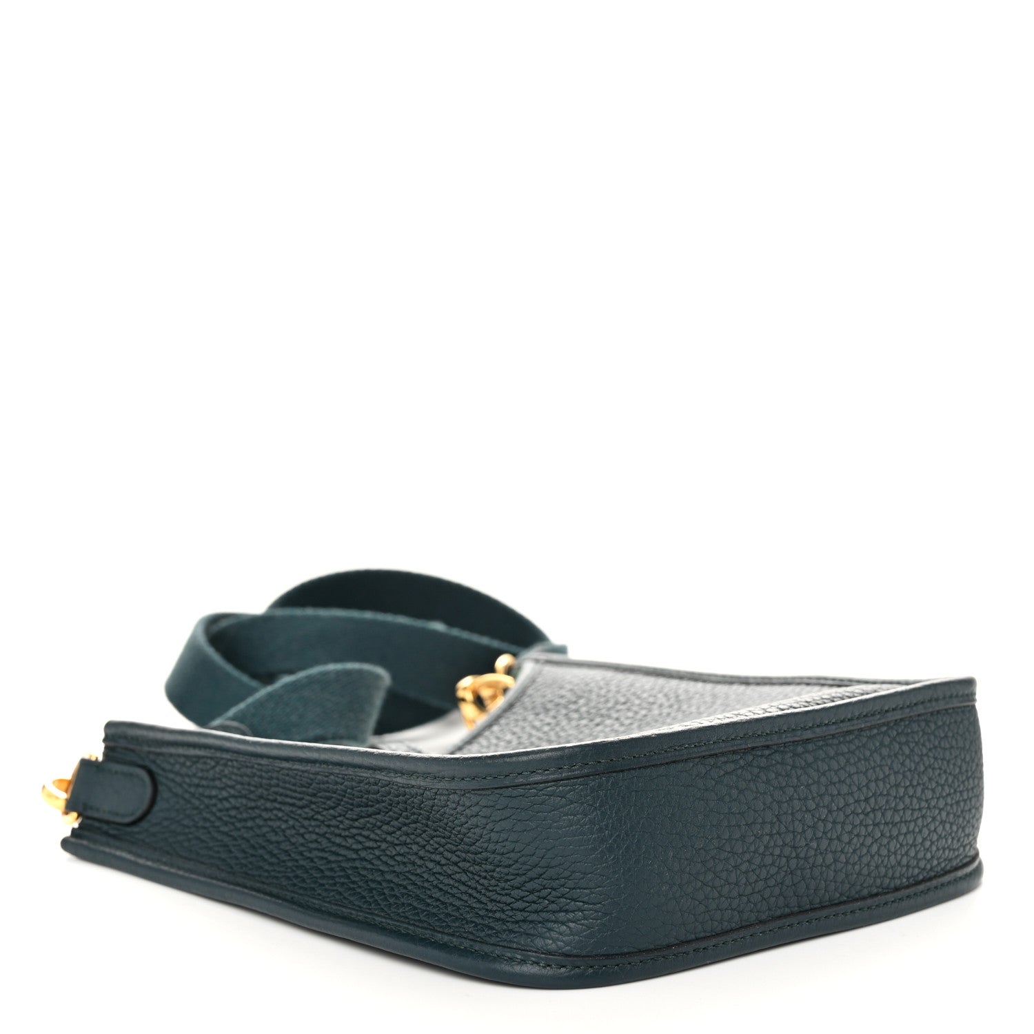 Hermes Taurillon Clemence Amazone Evelyne TPM Vert Cypress 4 of 11