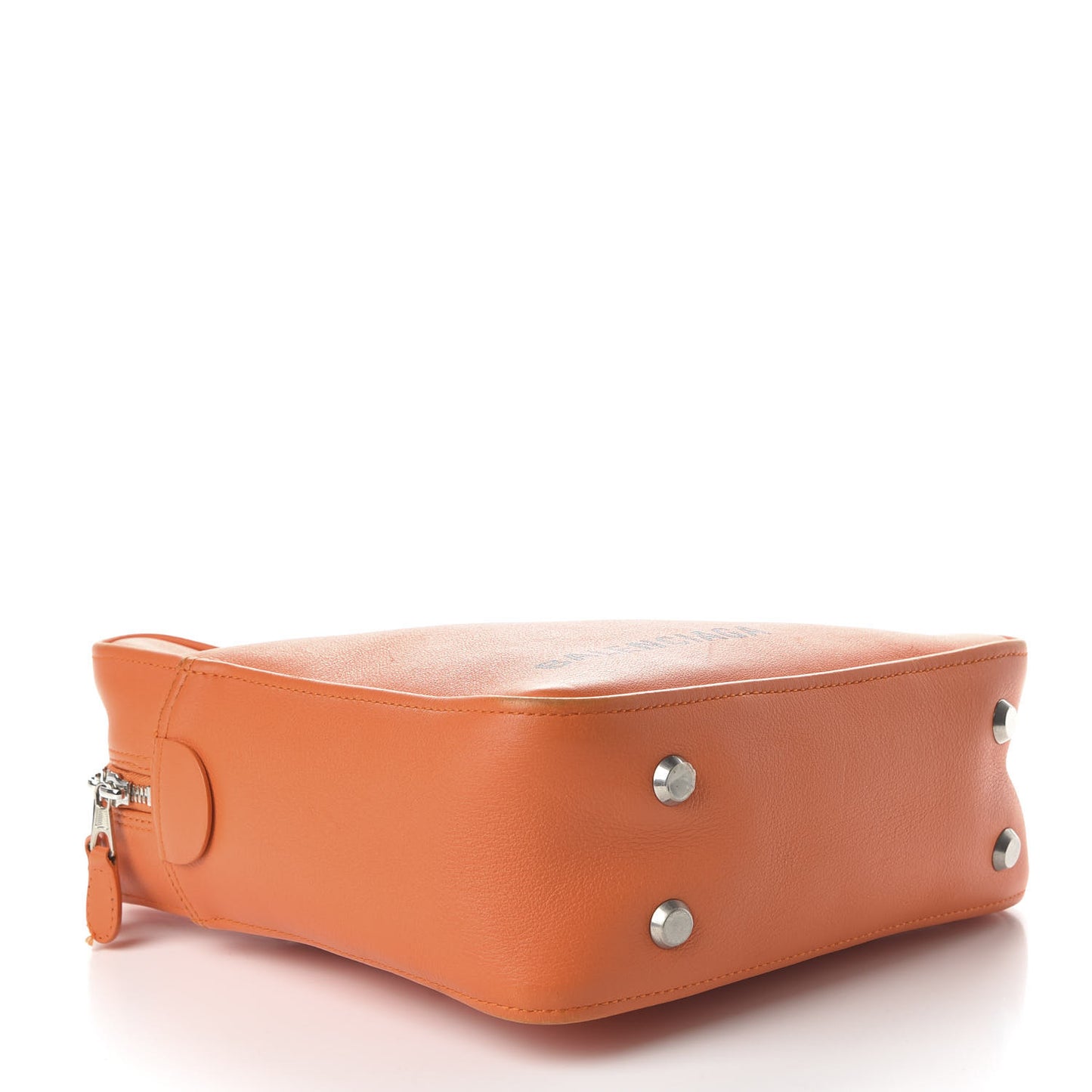 Calfskin S Triangle Duffle Orange