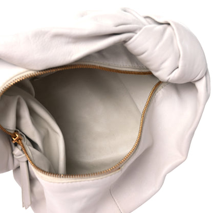 Bottega Veneta Calfskin Mini Double Knot Bag White 5 of 16