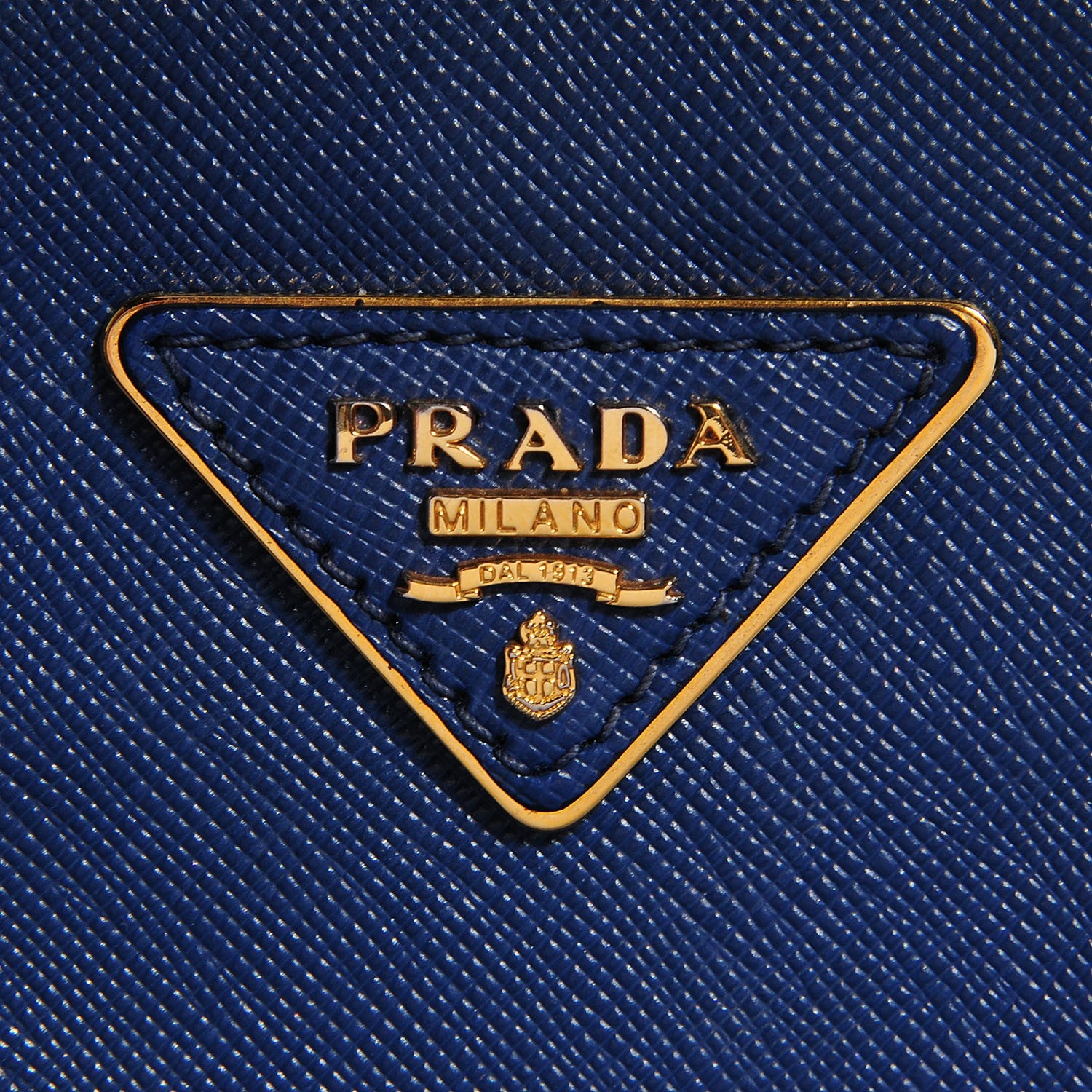 Prada Saffiano Lux Large Tote Bluette 9 of 11