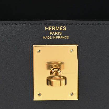 Hermes Sombrero Kelly Sellier 28 Bleu Obscure 6 of 14