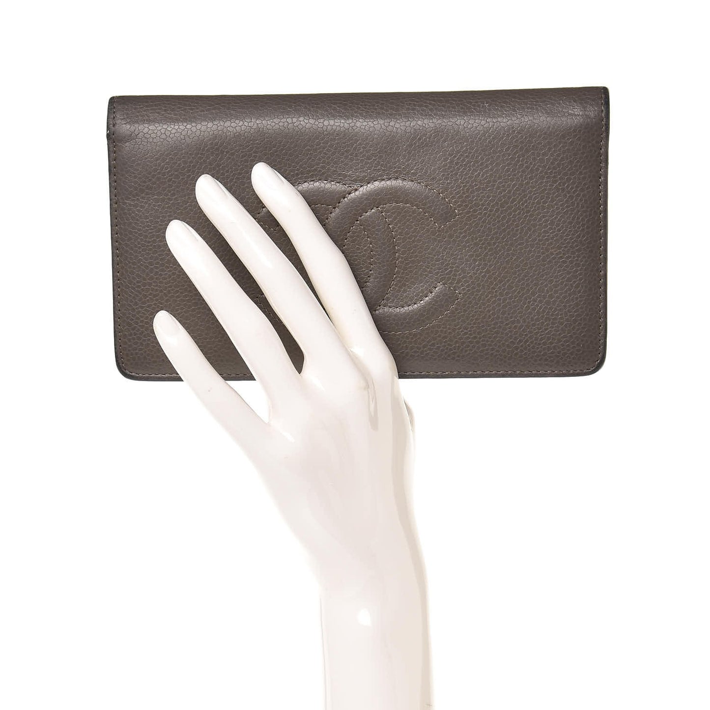 Caviar Timeless CC Yen Wallet Grey