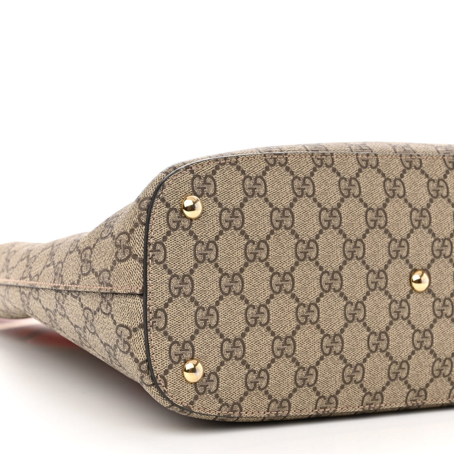 GG Supreme Monogram Linea A Hobo Red