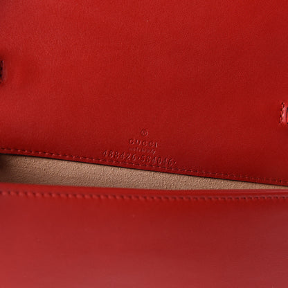 Gucci Calfskin Matelasse GG Marmont Mini Bag Hibiscus Red 8 of 10