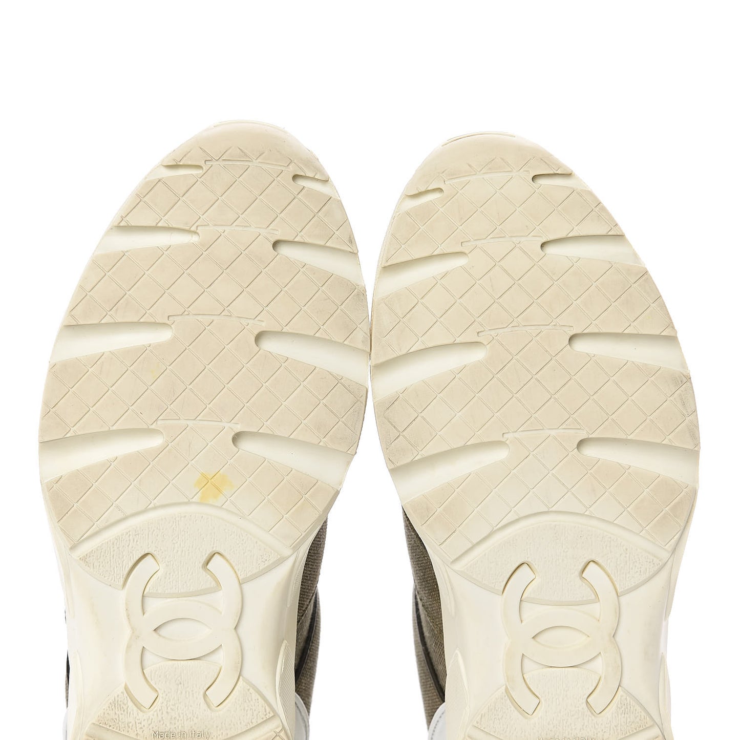 Fabric CC Sneakers 37.5 Khaki