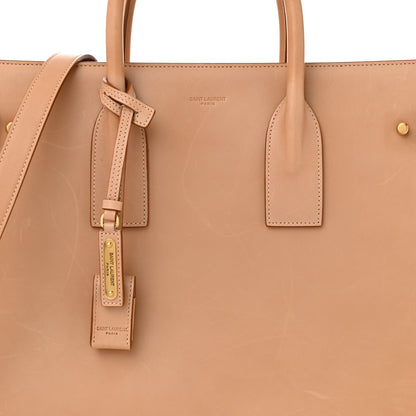 Saint Laurent Calfskin Large Souple Sac De Jour Brown Gold 8 of 11