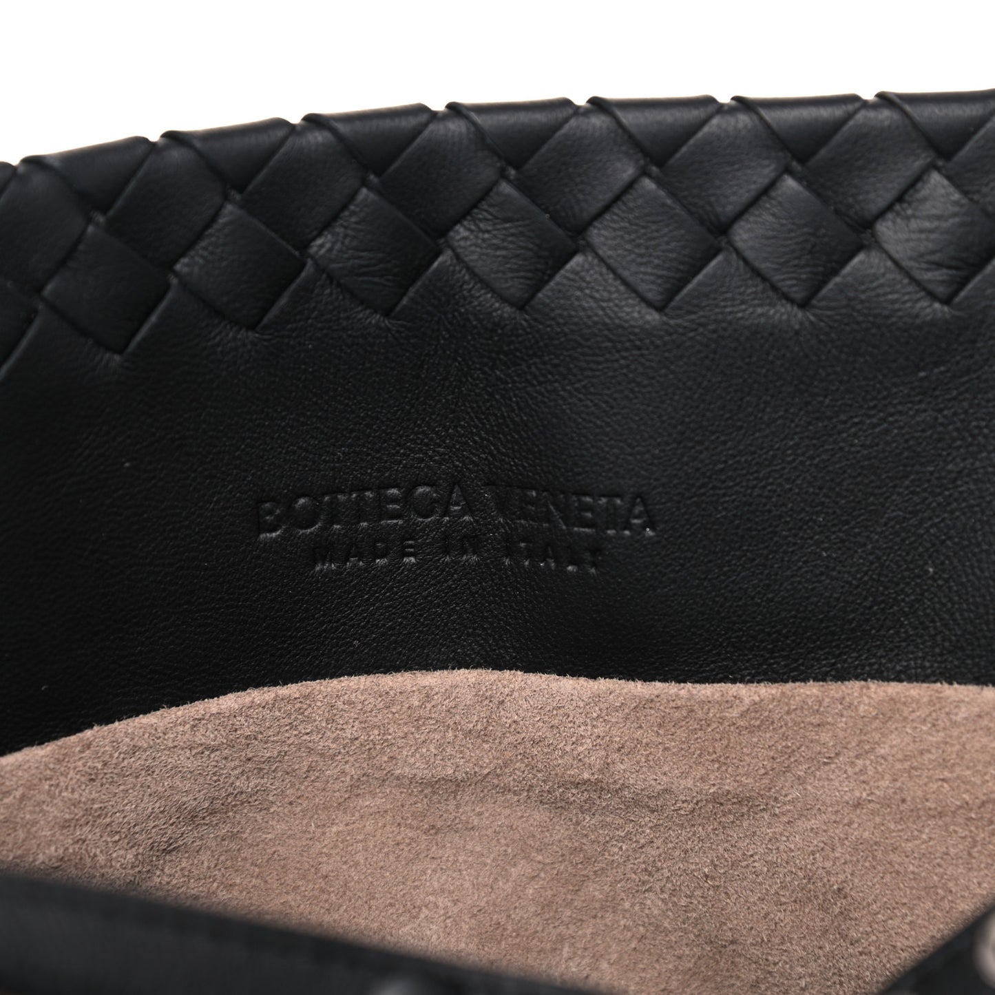 Nappa Intrecciato Mini Cesta Tote Black