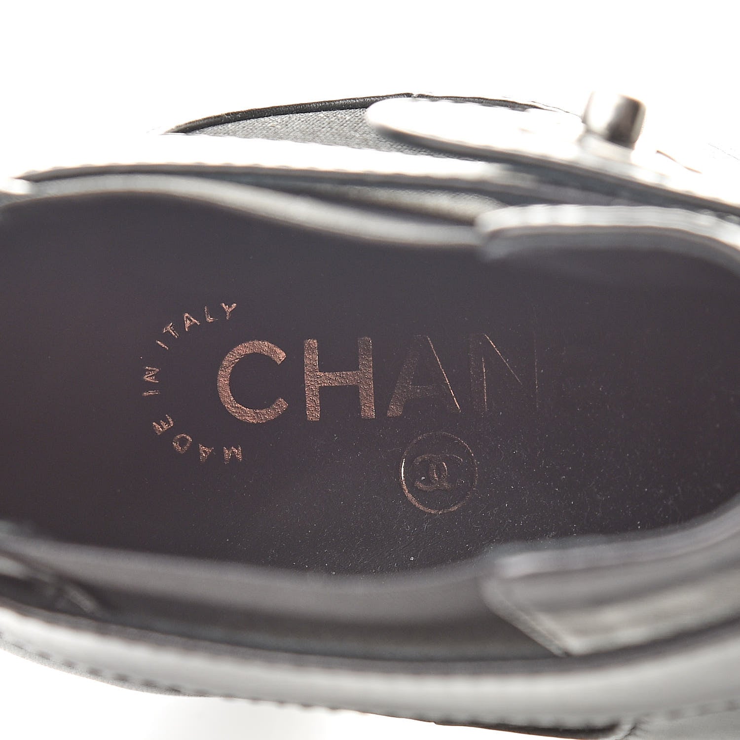 Chanel Calfskin CC Turnlock Ankle Boots 40 Black 7 of 9
