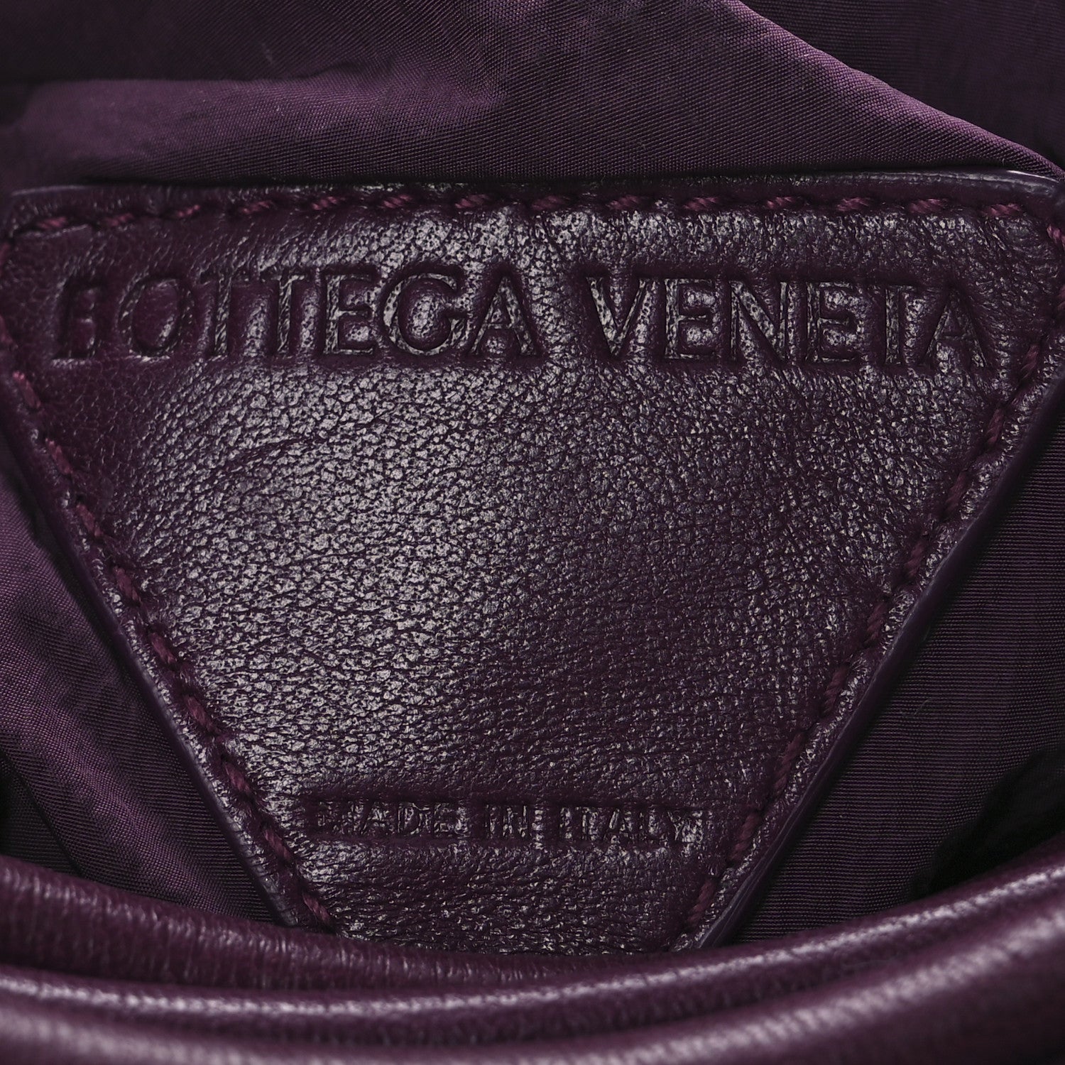 Bottega Veneta Nappa Mini Tubular Double Knot Grape 6 of 10