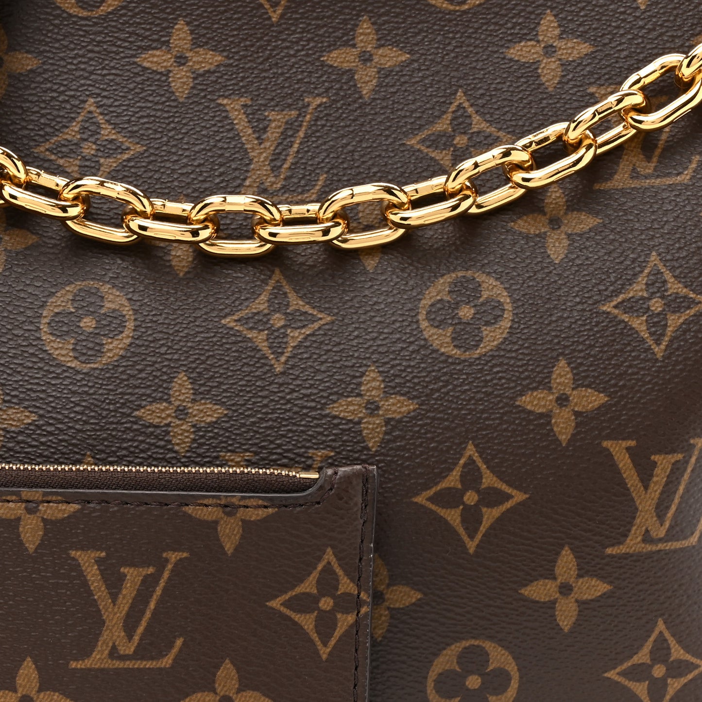 Reverse Monogram Loop Hobo