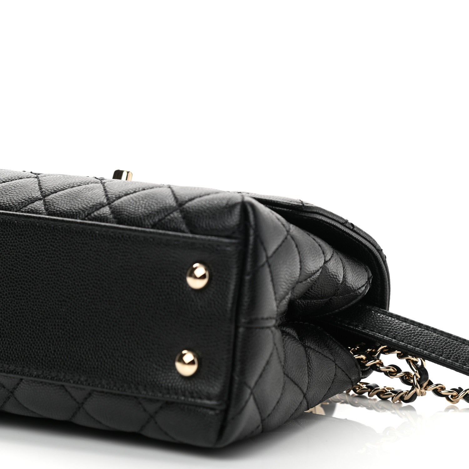 Chanel Caviar Quilted Mini Coco Handle Flap Black 9 of 9