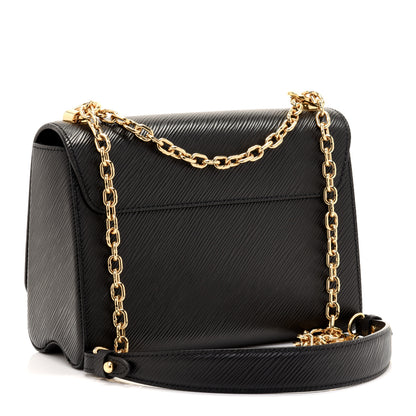 Louis Vuitton Epi Twist Shoulder Bag MM Black 3 of 11