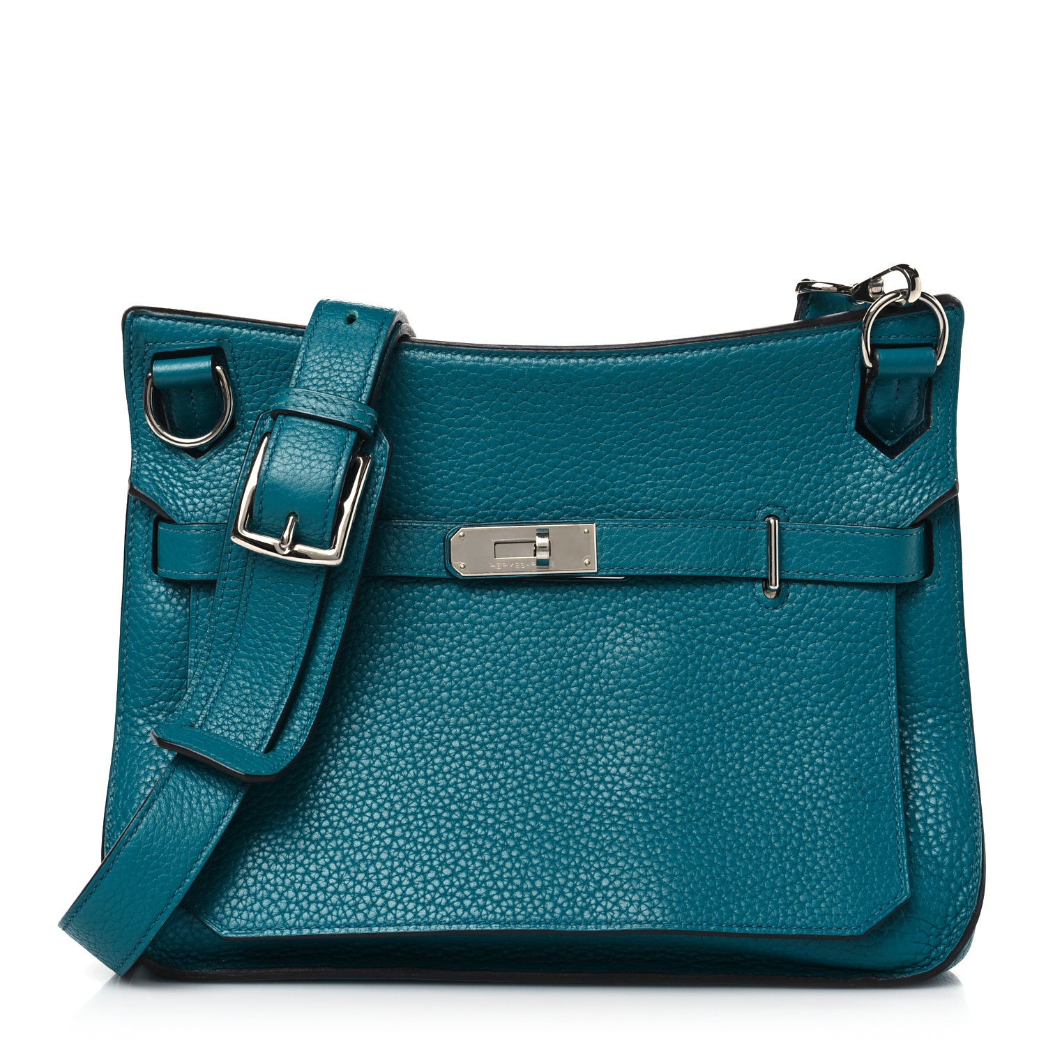 Hermes Taurillon Clemence Jypsiere 28 Bleu Izmir 1 of 9