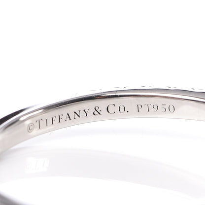 Tiffany Platinum Diamond .28ct Soleste Emerald Cut Engagement Ring 50 5.5 6 of 8