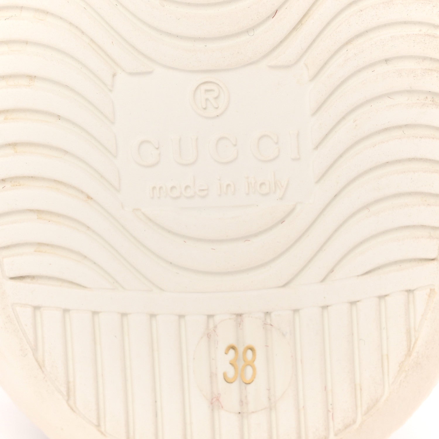 Gucci GG Supreme Monogram Apple Womens Ace Sneakers 38 Red 7 of 11