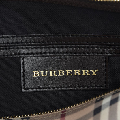 Burberry Haymarket Check Small Chester Bowling Bag Chocolate 6 of 7