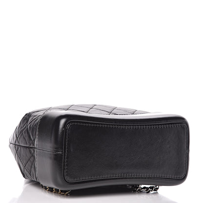 Chanel Aged Calfskin Quilted Small Gabrielle Backpack Black 4 of 9