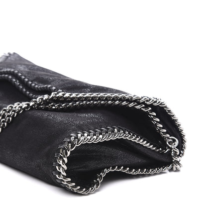 Stella McCartney Shaggy Deer Falabella Fold Over Tote Black 6 of 10