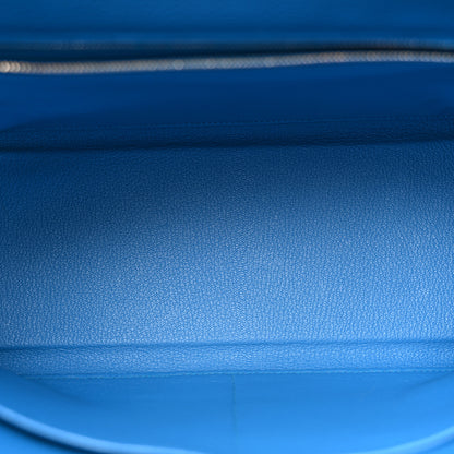 Hermes Togo Kelly Retourne 32 Bleu Zanzibar 5 of 14