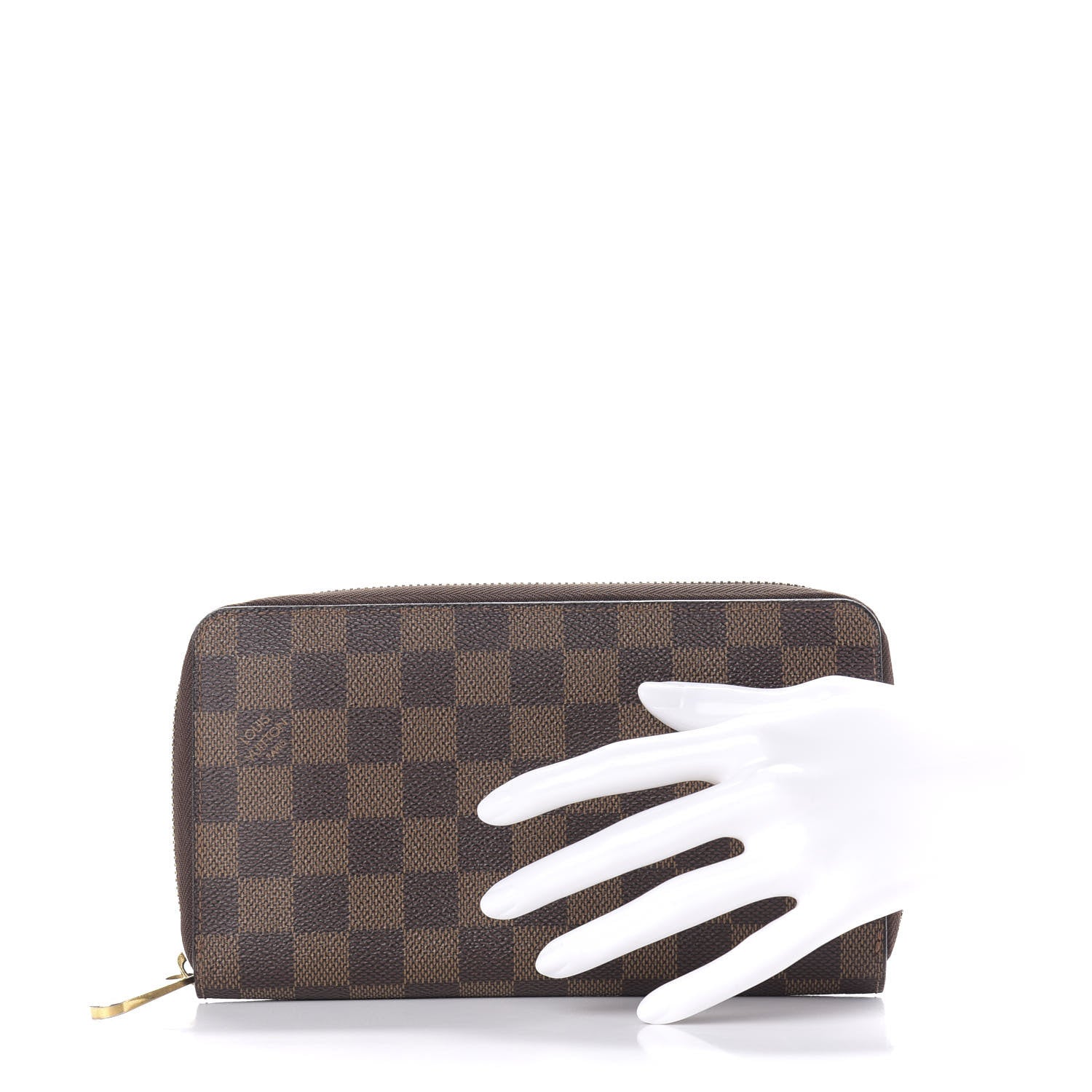 Louis Vuitton Damier Ebene Zippy Organizer Wallet 2 of 9