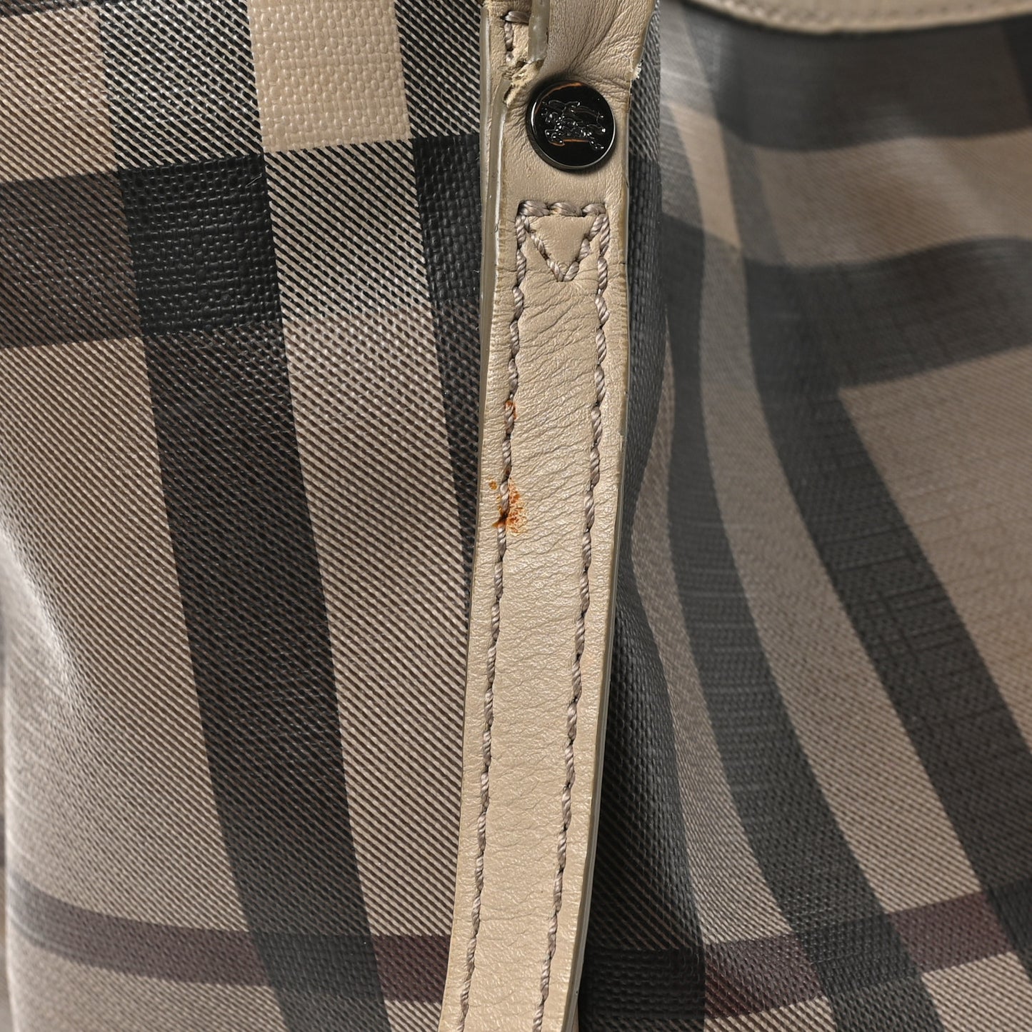 Smoked Check Small Canterbury Tote Trench