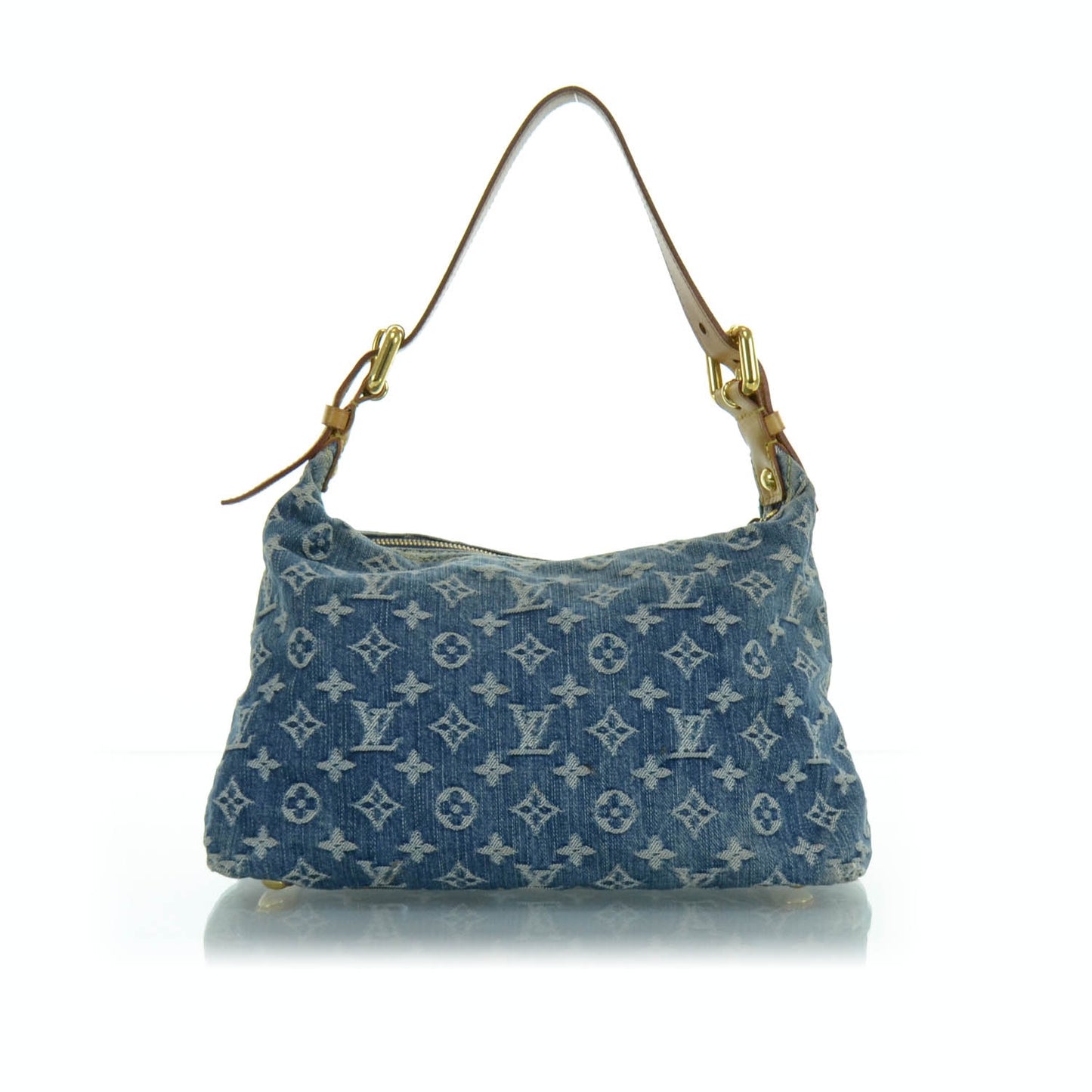 Monogram Denim Baggy PM Blue