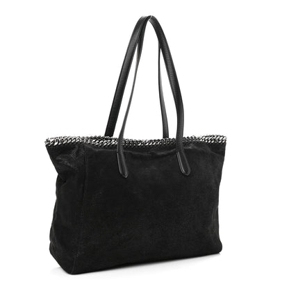 Stella McCartney Shaggy Deer Falabella East West Shopper Tote Black 3 of 10