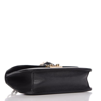 Valentino Garavani Vitello Small Glam Lock Rockstud Flap Black 4 of 9