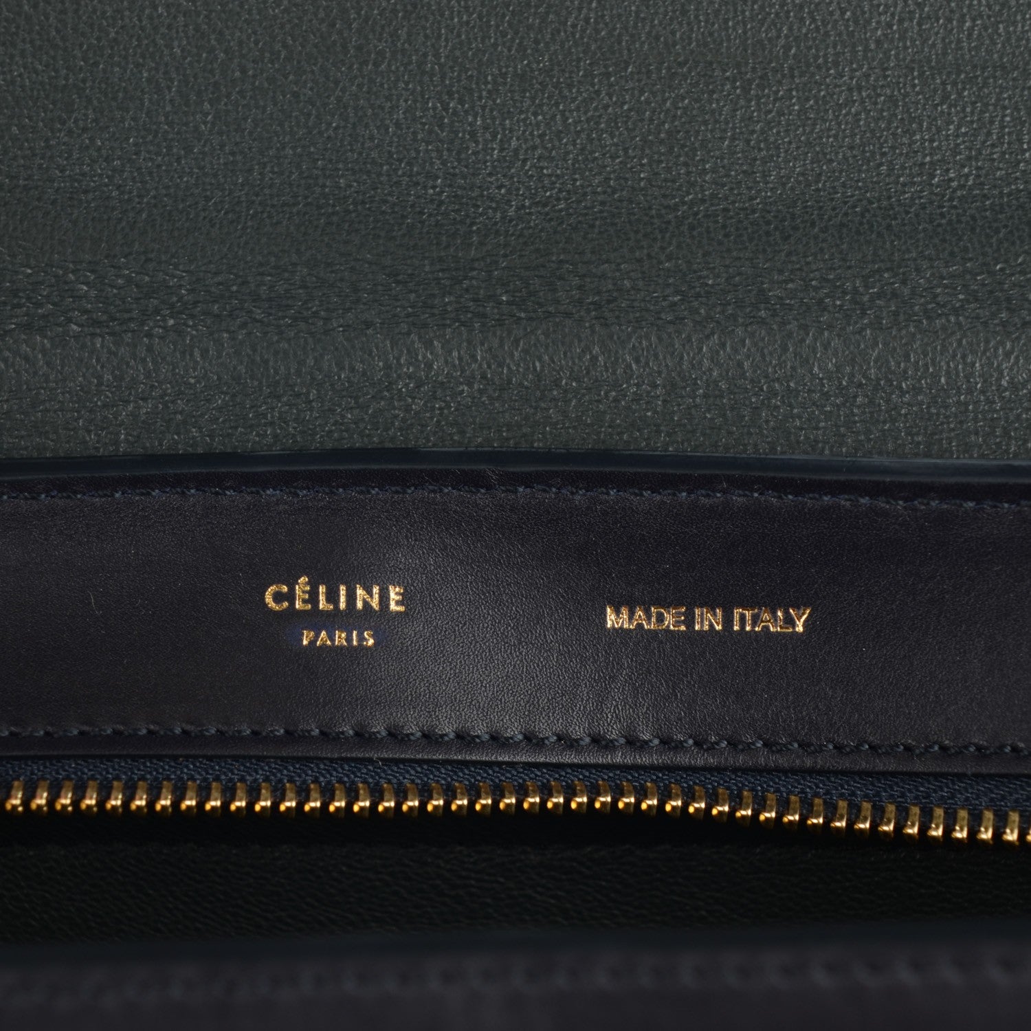 Celine Smooth Calfskin Medium Tri-Color Trapeze Anthracite 5 of 7