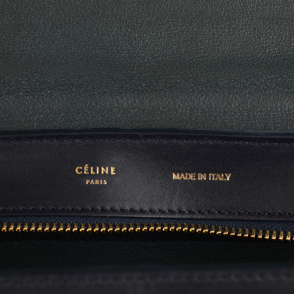 Celine Smooth Calfskin Medium Tri-Color Trapeze Anthracite 5 of 7