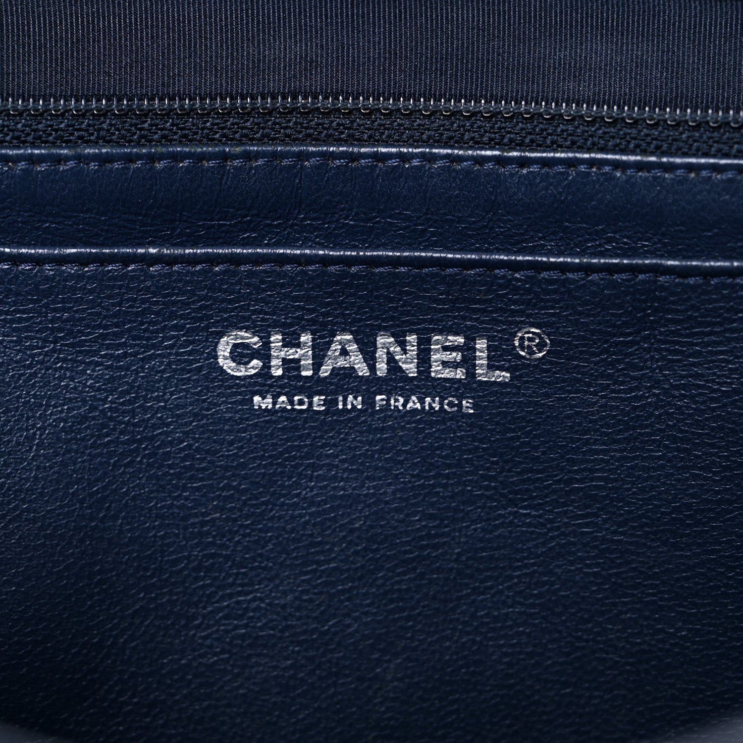 Chanel Caviar Quilted Jumbo Double Flap Navy Blue 6 of 25